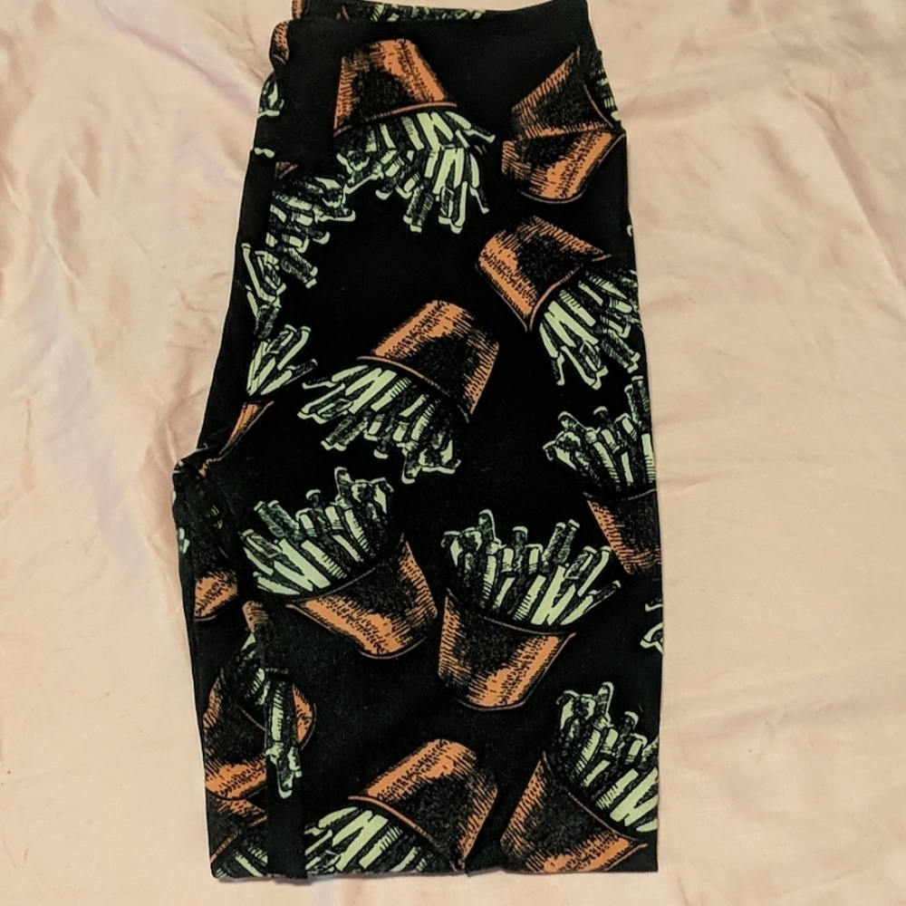 OS Lularoe French fry leggings